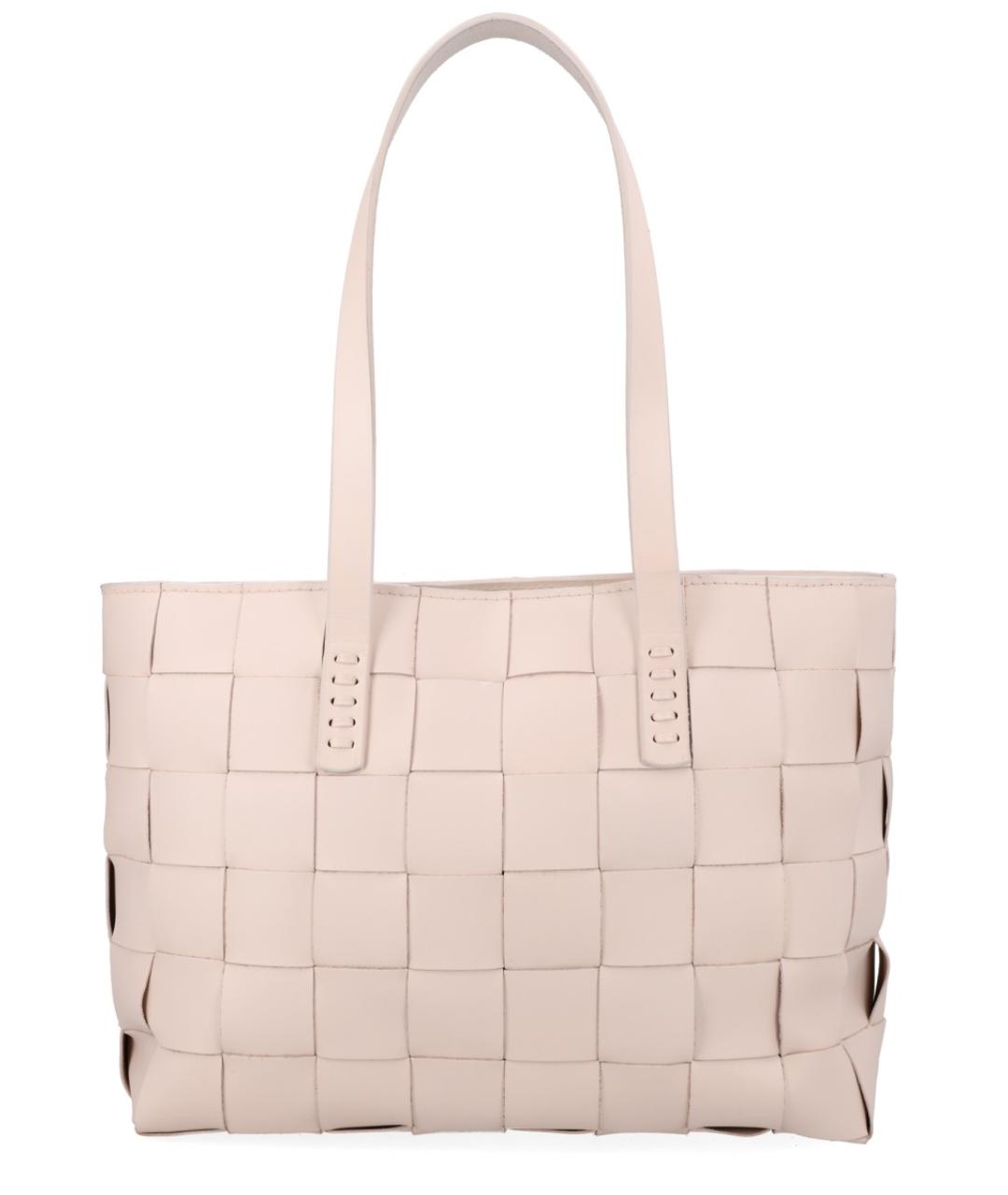 Dragon Diffusion Бежевая кожаная сумка тоут, фото 2