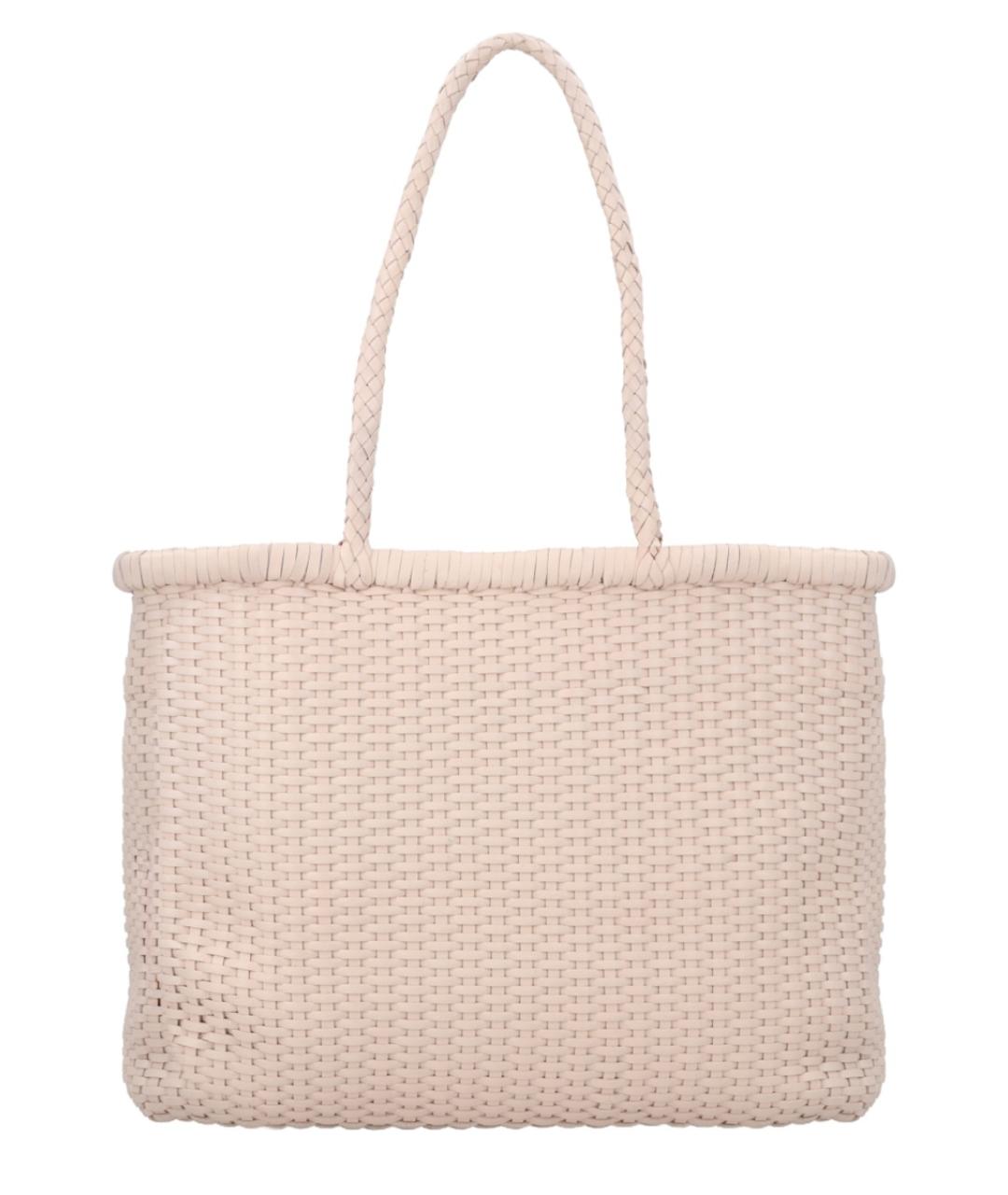 Dragon Diffusion Бежевая кожаная сумка тоут, фото 1