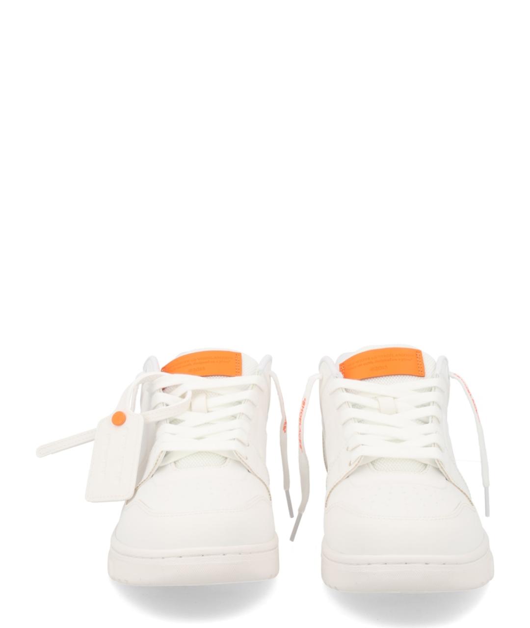 OFF-WHITE Белые низкие кроссовки / кеды, фото 3