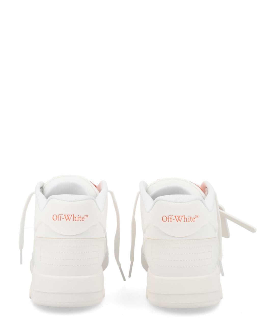 OFF-WHITE Белые низкие кроссовки / кеды, фото 4