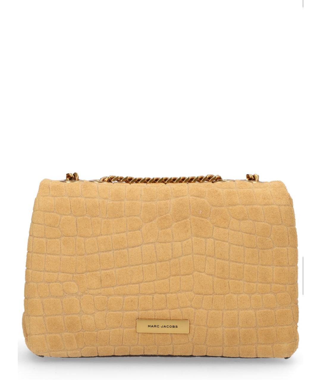 MARC JACOBS Бежевая замшевая сумка через плечо, фото 3