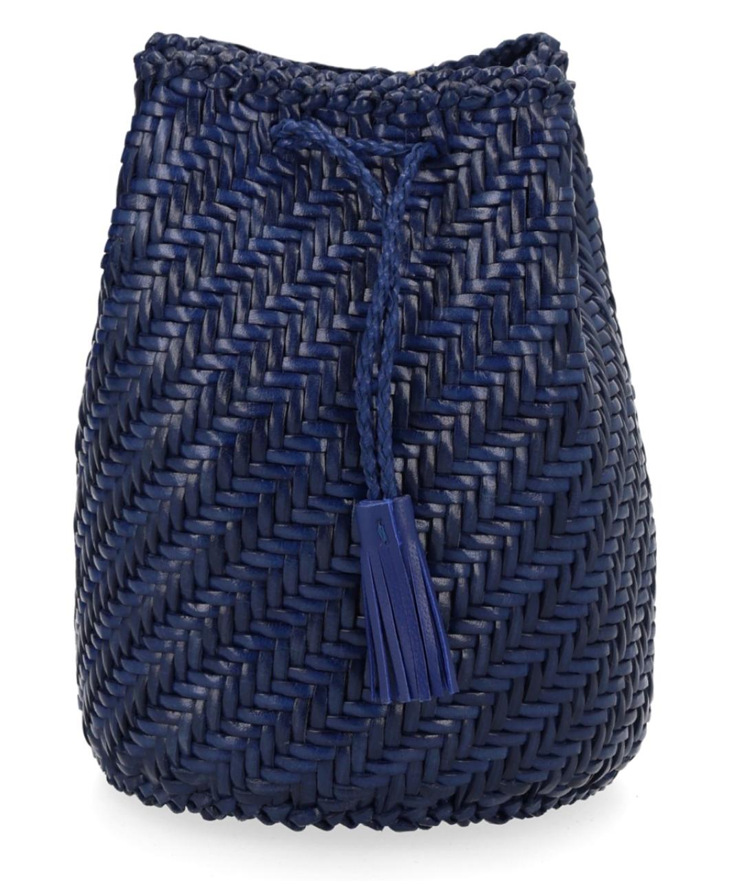 Dragon Diffusion Синяя кожаная сумка через плечо, фото 3