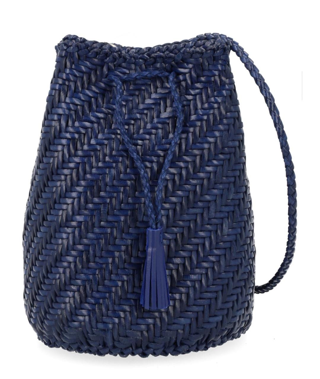 Dragon Diffusion Синяя кожаная сумка через плечо, фото 1