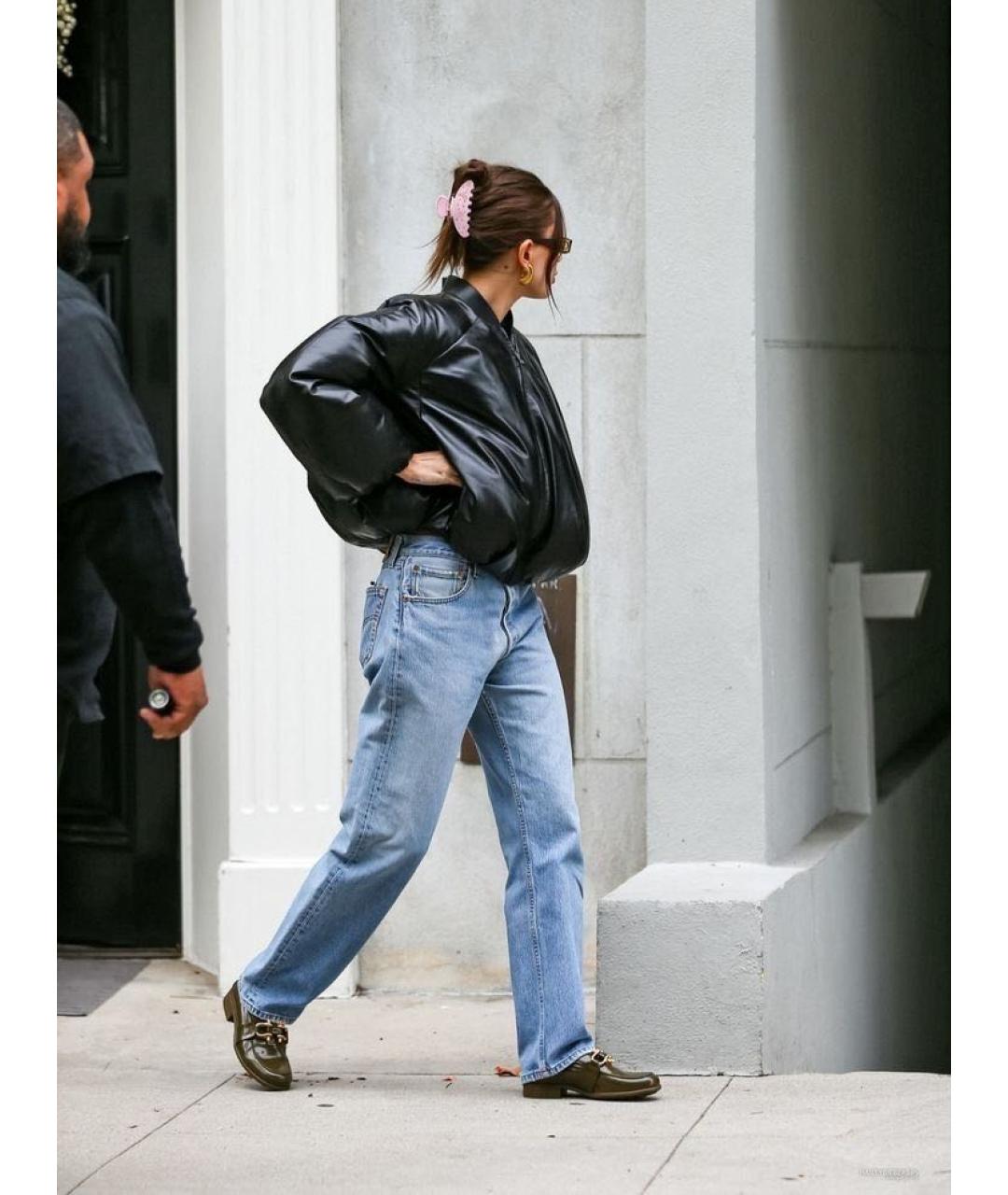 BOTTEGA VENETA Хаки кожаные лоферы, фото 6