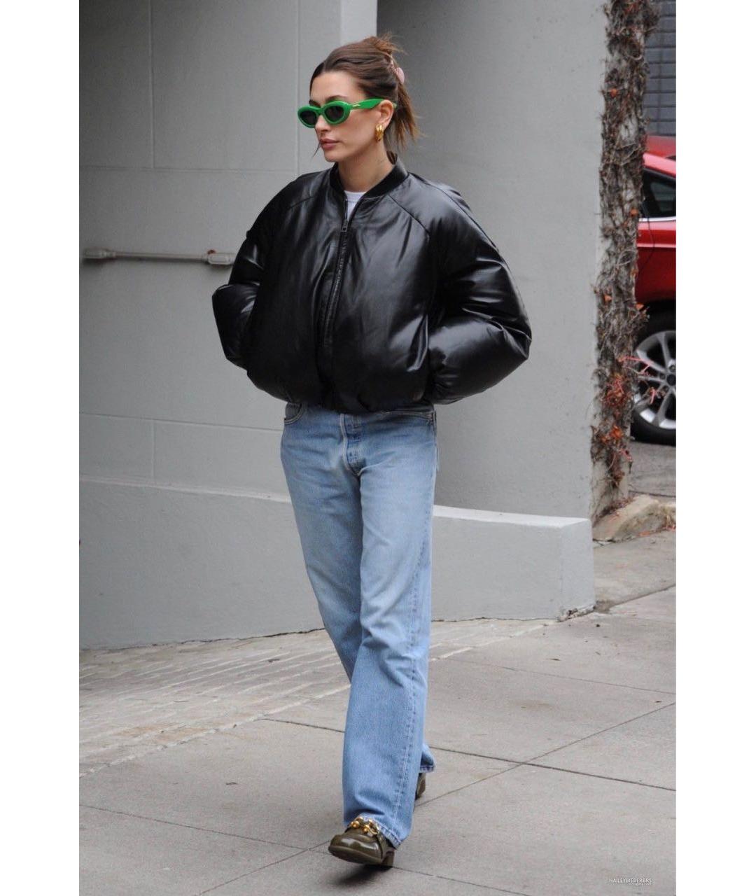 BOTTEGA VENETA Хаки кожаные лоферы, фото 3