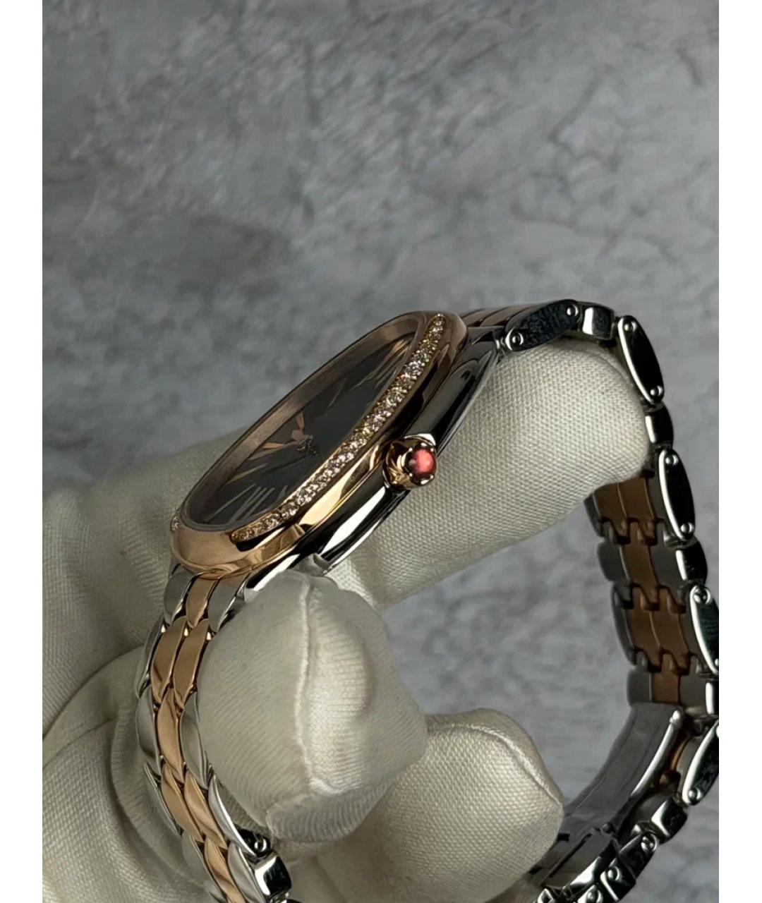 BVLGARI Зеленые часы из розового золота, фото 5