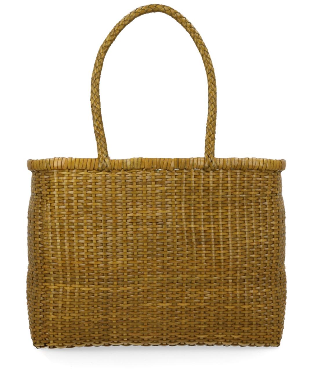 Dragon Diffusion Зеленая кожаная сумка тоут, фото 1