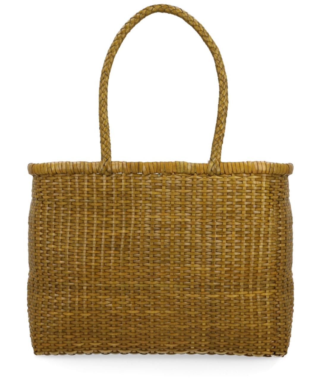 Dragon Diffusion Зеленая кожаная сумка тоут, фото 3