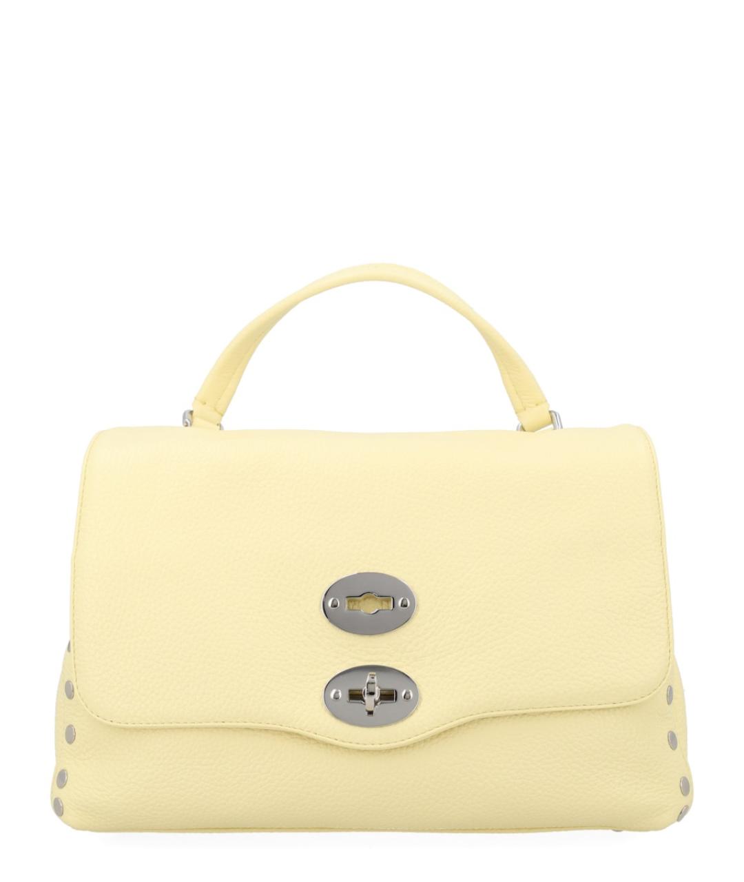 ZANELLATO Желтая кожаная сумка через плечо, фото 1