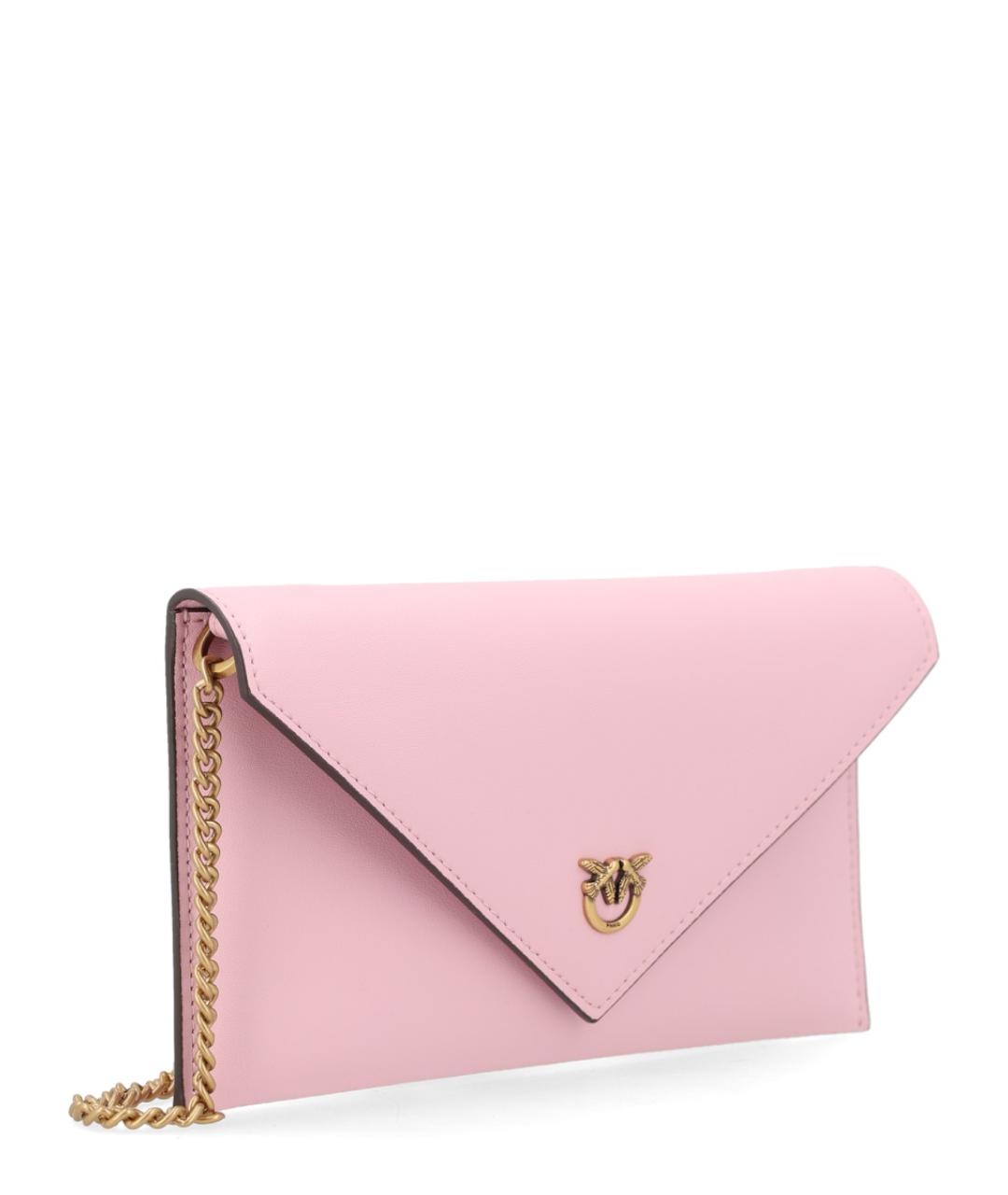 PINKO Розовая синтетическая сумка через плечо, фото 2