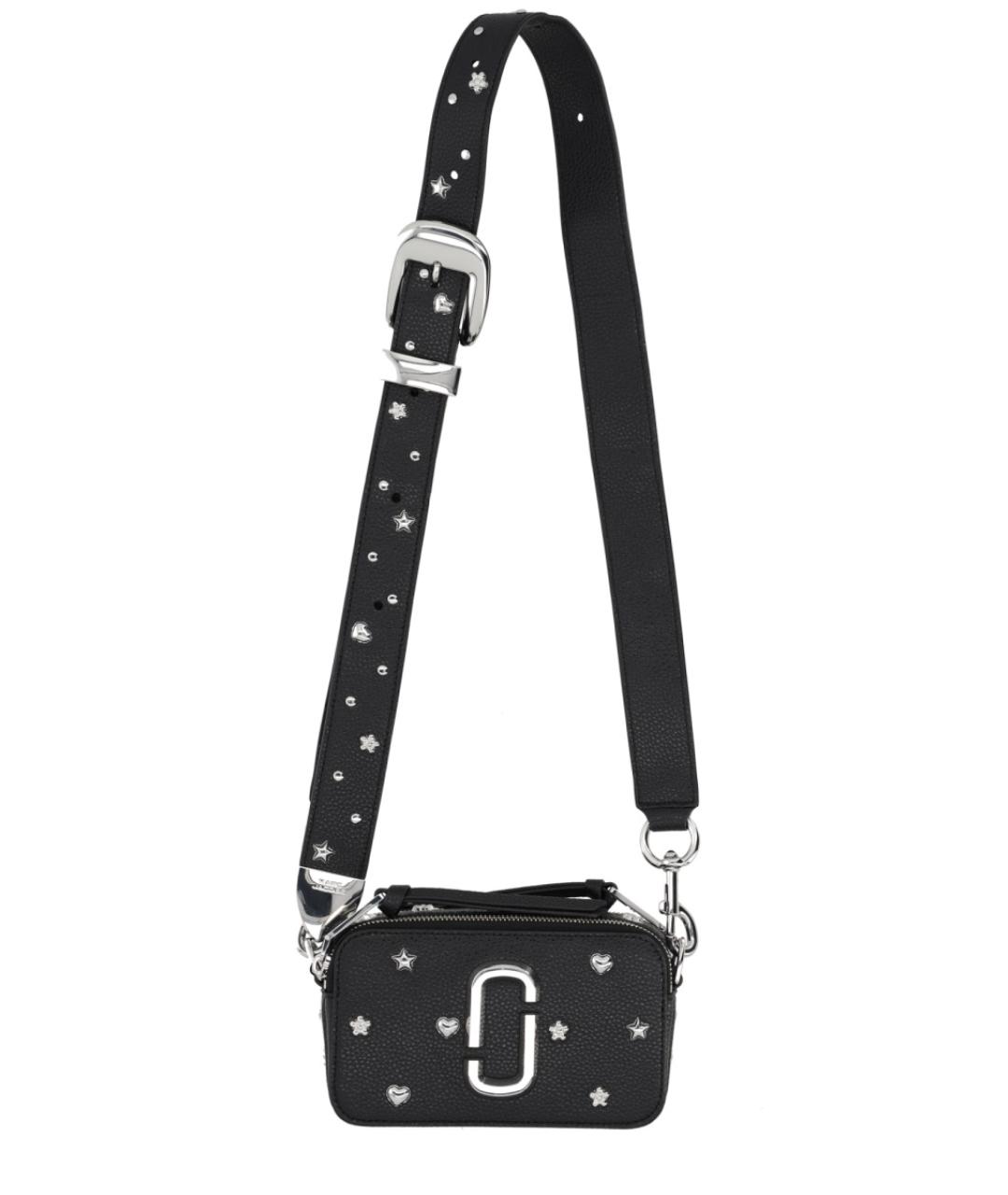 MARC JACOBS Черная кожаная сумка через плечо, фото 1