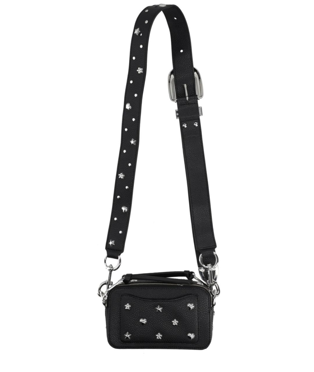 MARC JACOBS Черная кожаная сумка через плечо, фото 3