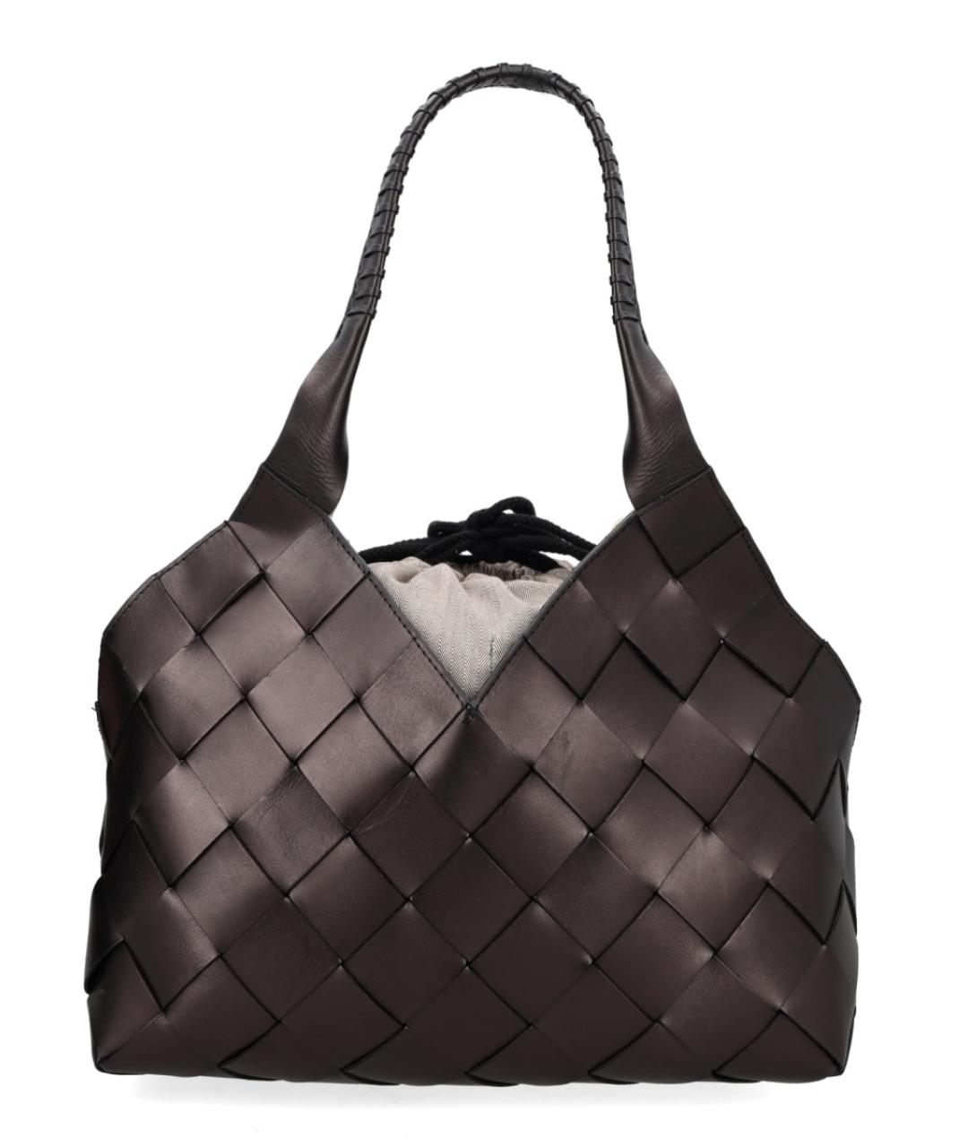 Dragon Diffusion Черная кожаная сумка через плечо, фото 2