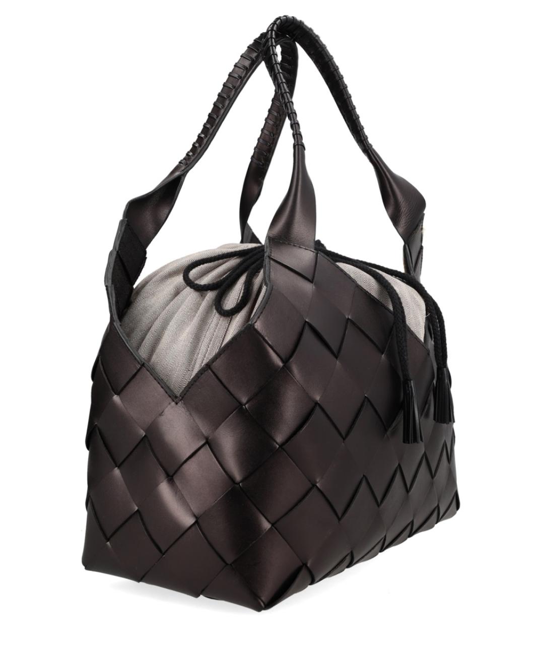 Dragon Diffusion Черная кожаная сумка через плечо, фото 3