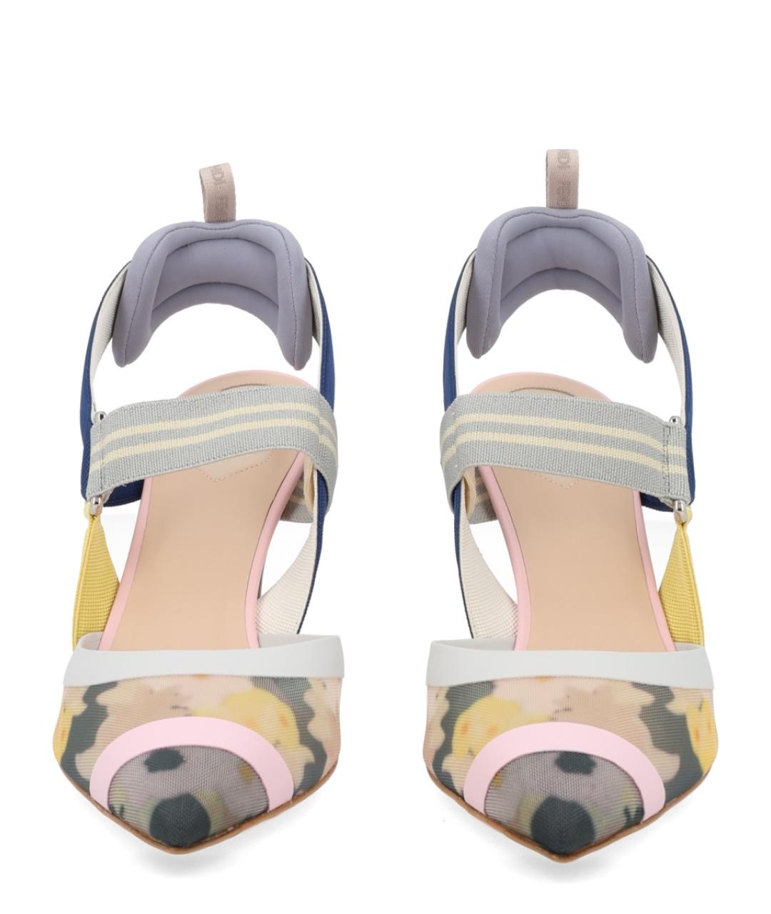 FENDI Мульти синтетические туфли, фото 3