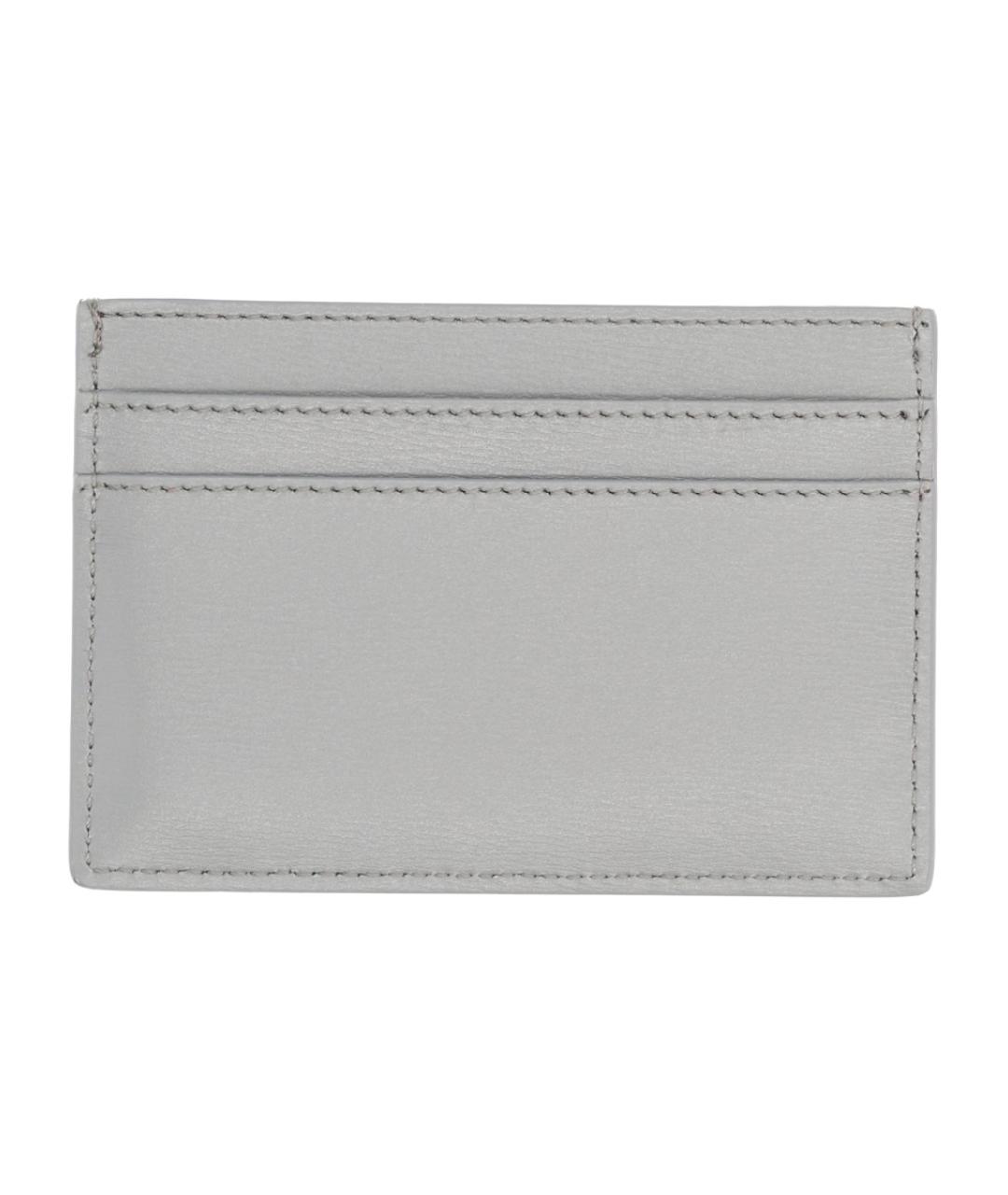 FENDI Серый кожаный кардхолдер, фото 2
