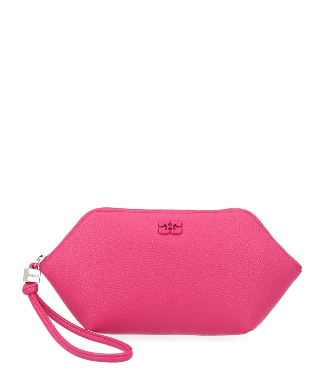 GANNI Фуксия кожаный кошелек, фото 1