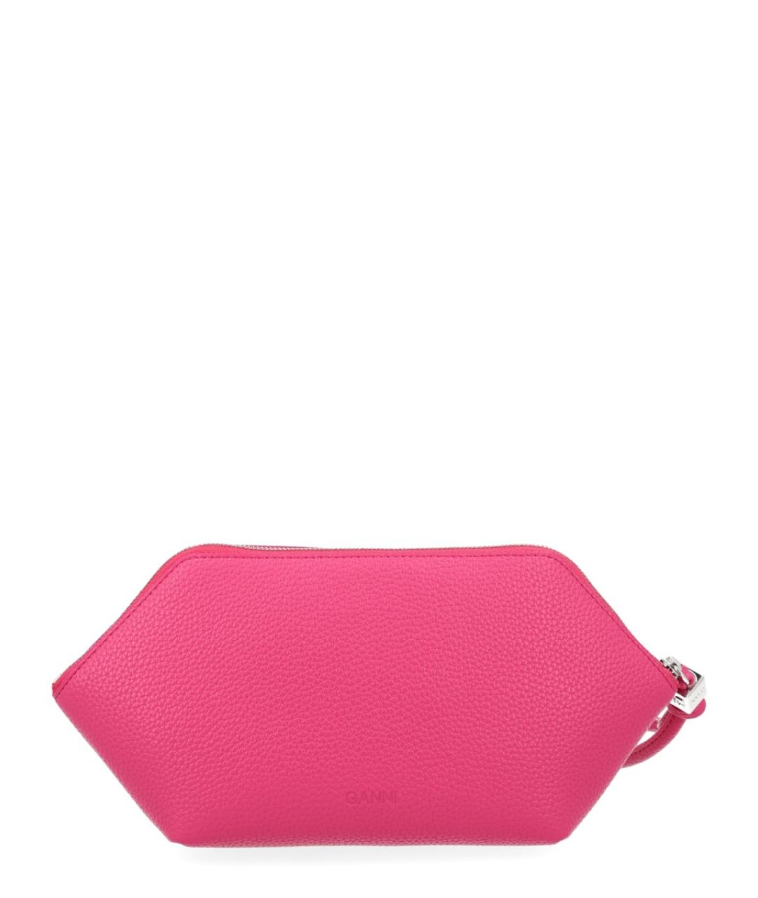 GANNI Фуксия кожаный кошелек, фото 2