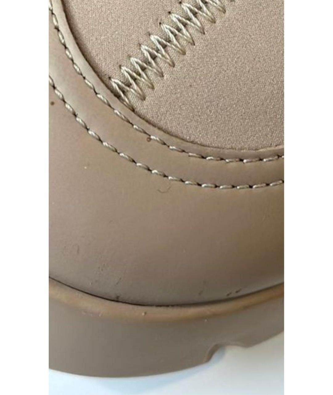 CHRISTIAN DIOR Бежевые текстильные кроссовки, фото 6