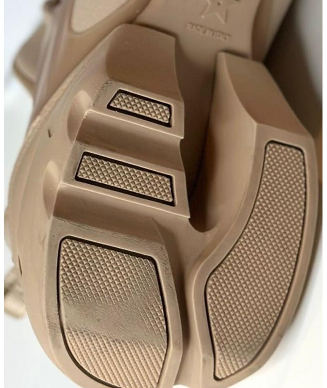 CHRISTIAN DIOR Бежевые текстильные кроссовки, фото 4