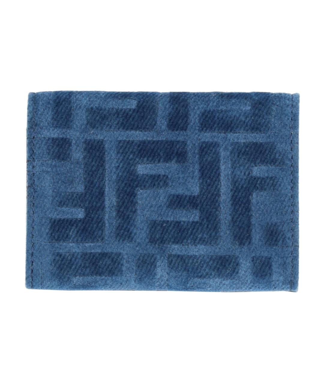 FENDI Синий кошелек, фото 2