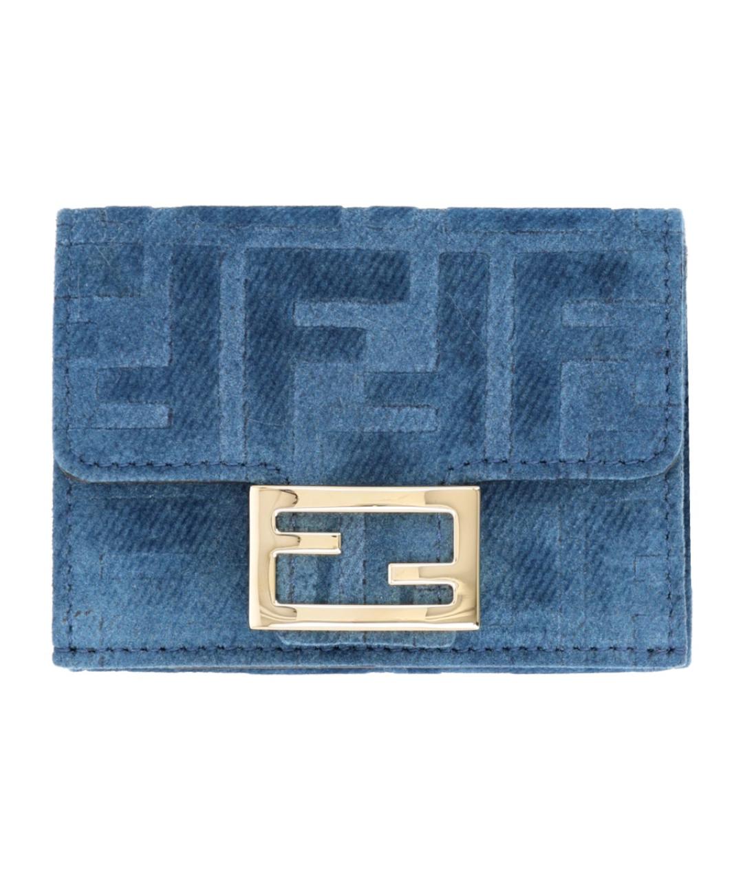 FENDI Синий кошелек, фото 1