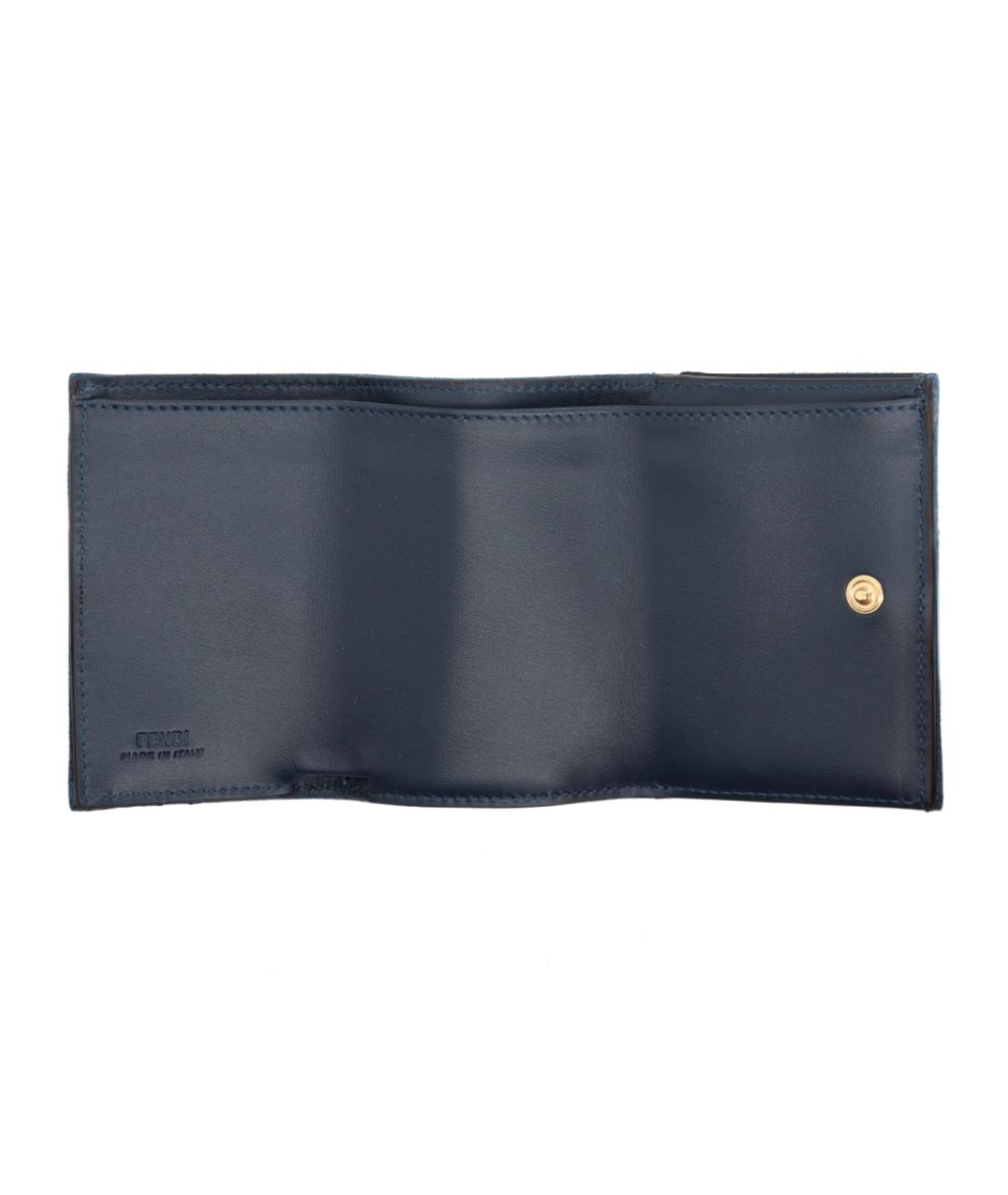 FENDI Синий кошелек, фото 4
