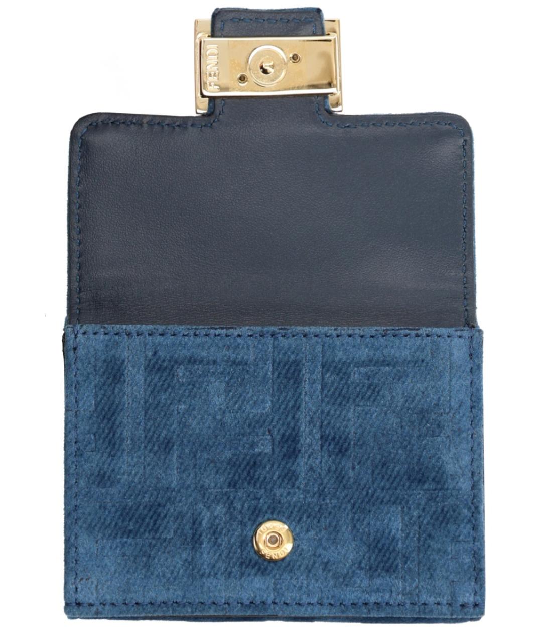 FENDI Синий кошелек, фото 3