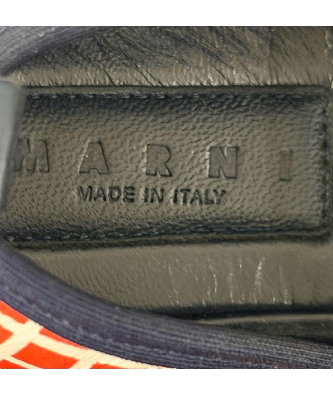 MARNI Коралловые кожаные балетки, фото 7