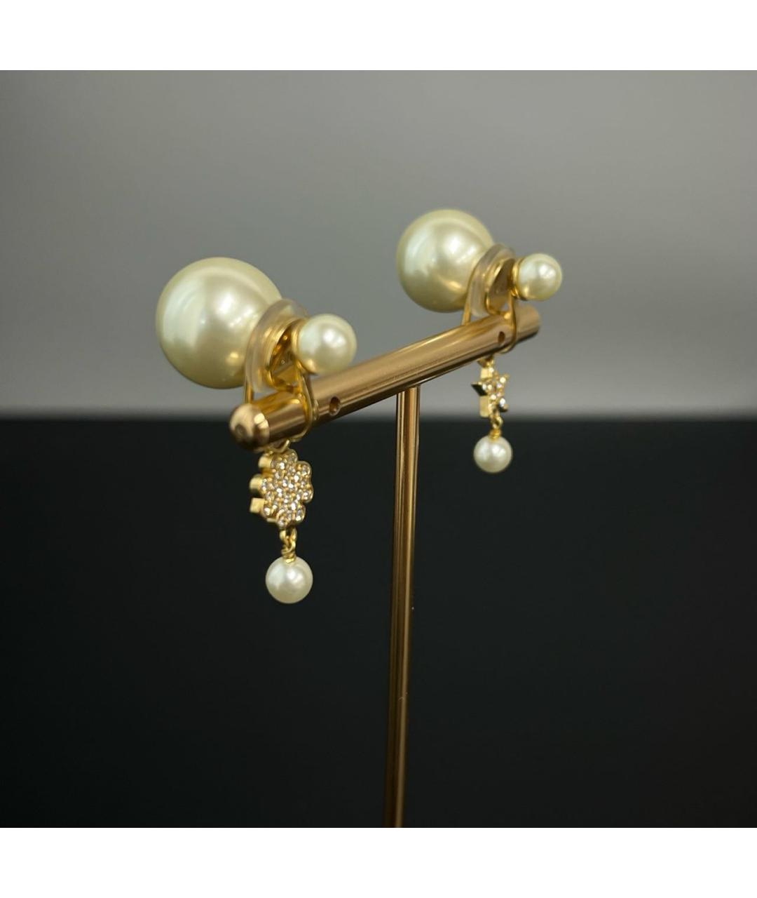 CHRISTIAN DIOR Золотые серьги, фото 3