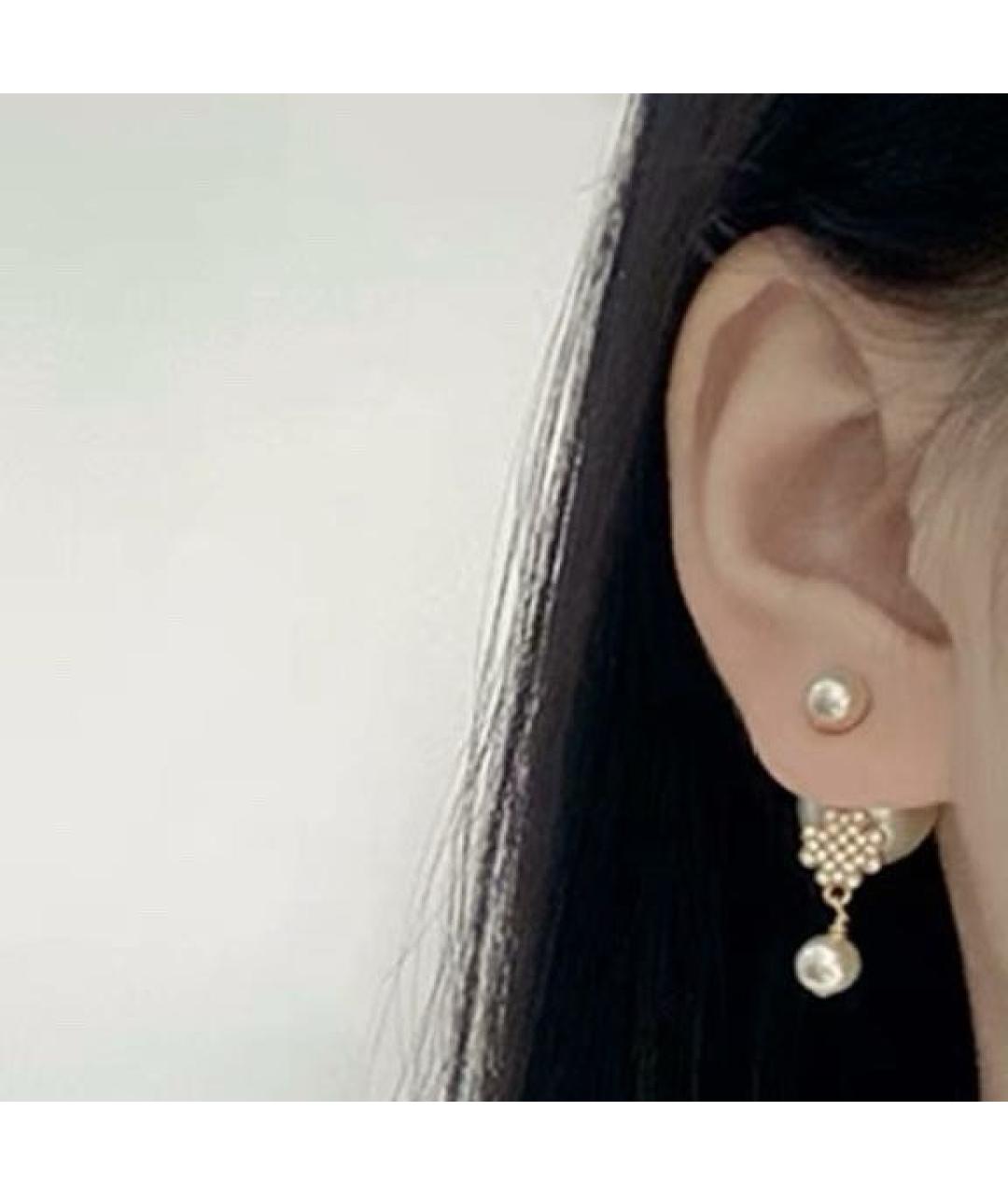 CHRISTIAN DIOR Золотые серьги, фото 6