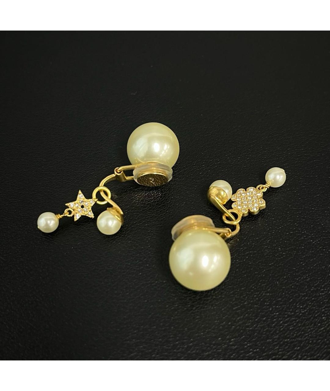 CHRISTIAN DIOR Золотые серьги, фото 2
