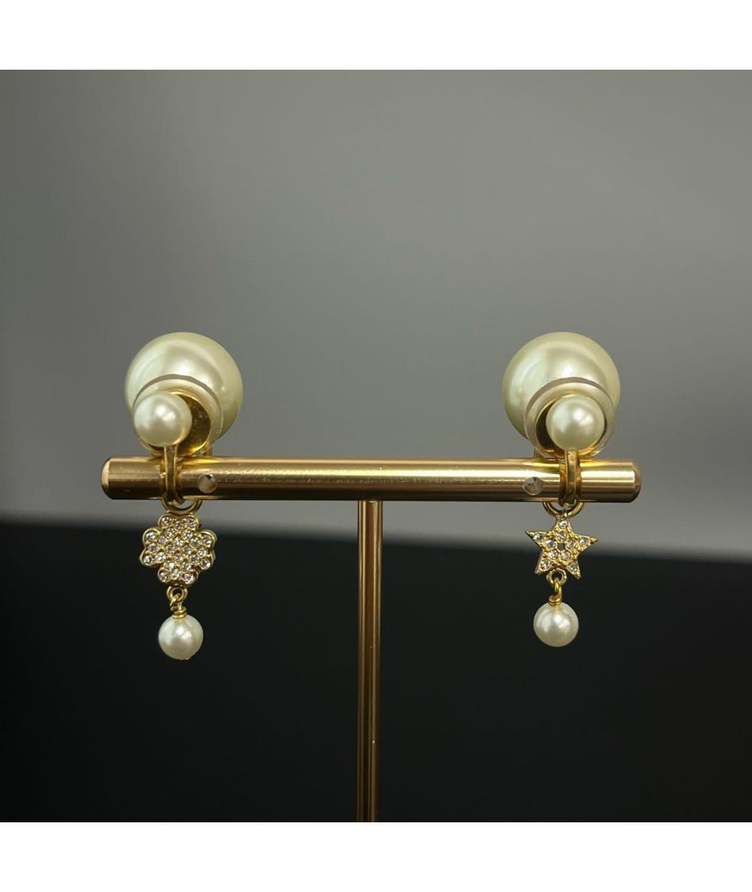 CHRISTIAN DIOR Золотые серьги, фото 5