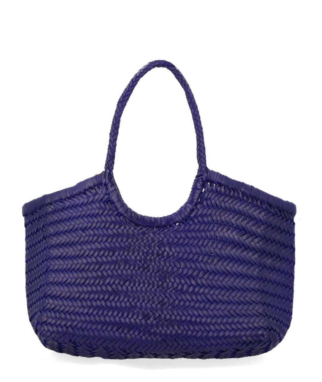 Dragon Diffusion Фиолетовая кожаная сумка тоут, фото 2