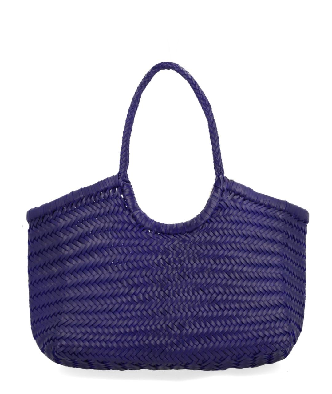 Dragon Diffusion Фиолетовая кожаная сумка тоут, фото 1