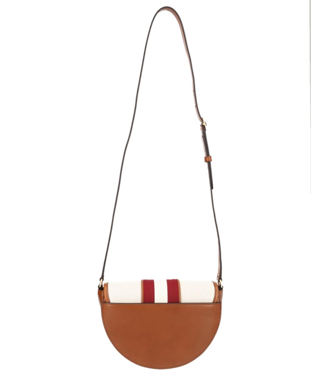 BALLY Белая хлопковая сумка через плечо, фото 2