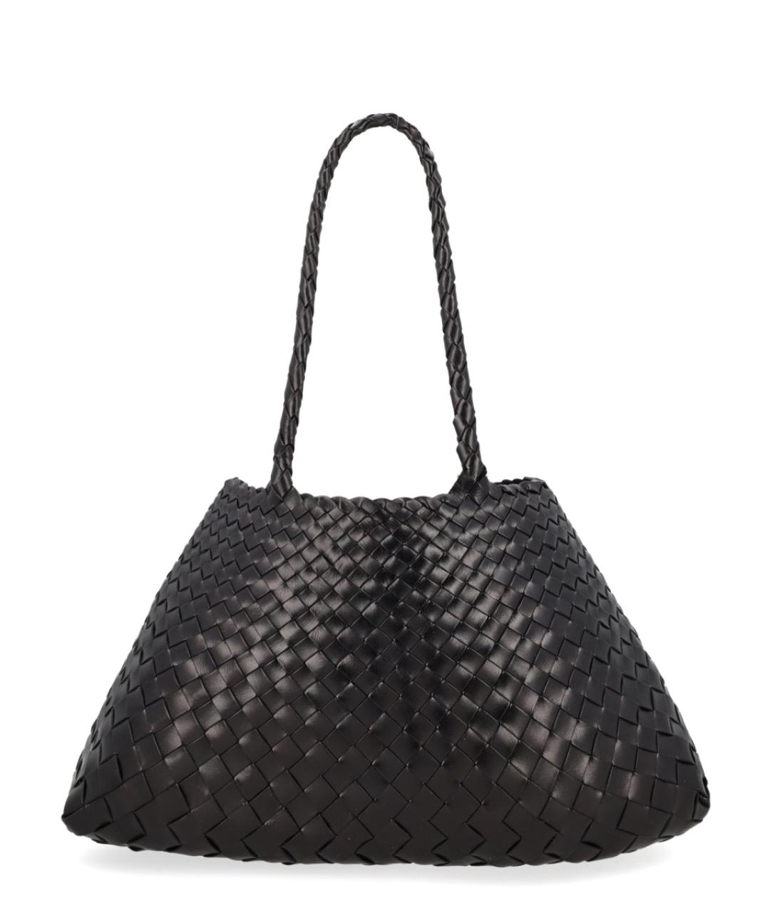 Dragon Diffusion Черная кожаная сумка тоут, фото 1