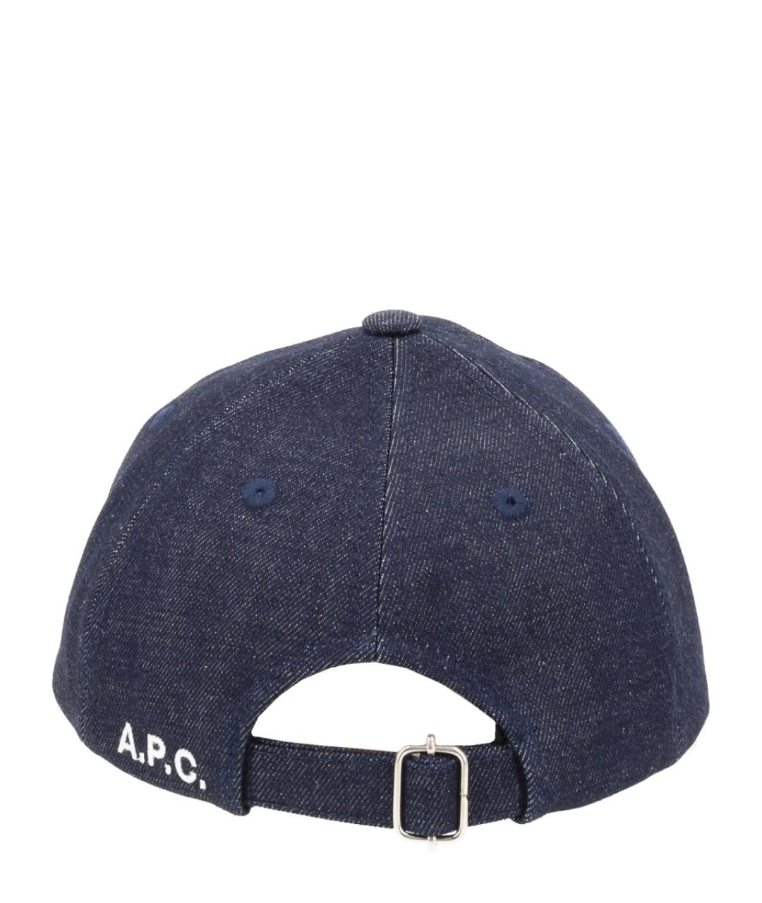 A.P.C. Синяя хлопковая кепка, фото 2