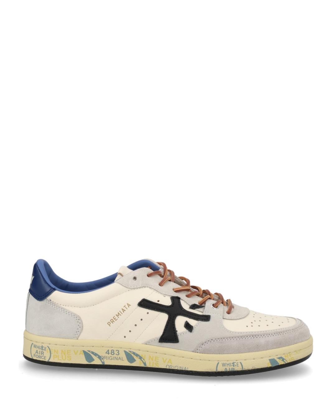 PREMIATA Мульти кожаные низкие кроссовки / кеды, фото 1