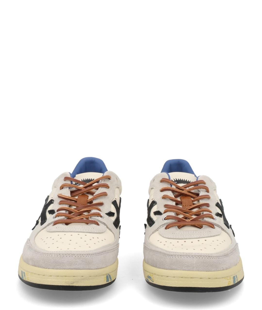 PREMIATA Мульти кожаные низкие кроссовки / кеды, фото 3