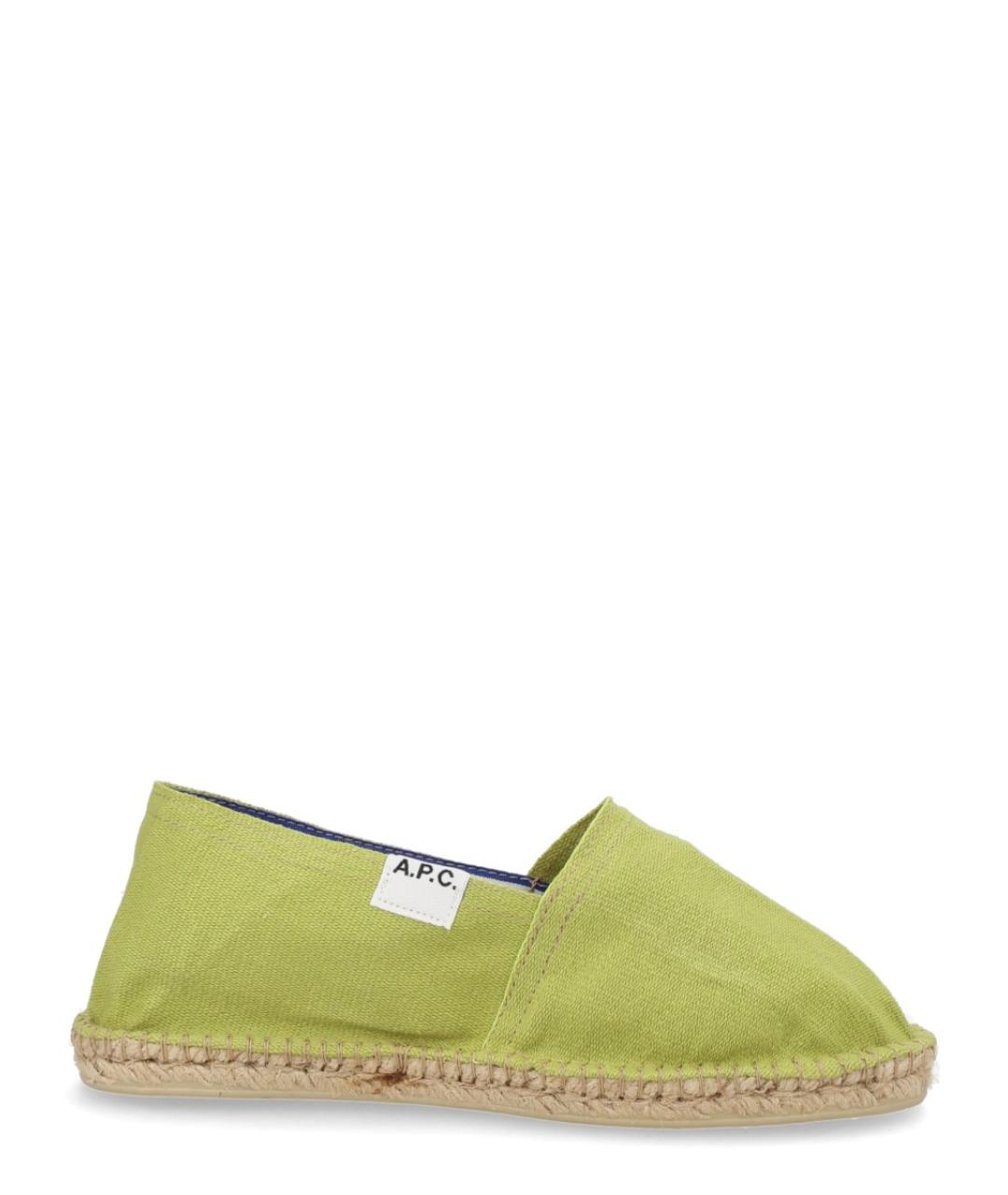 A.P.C. Зеленые балетки, фото 1