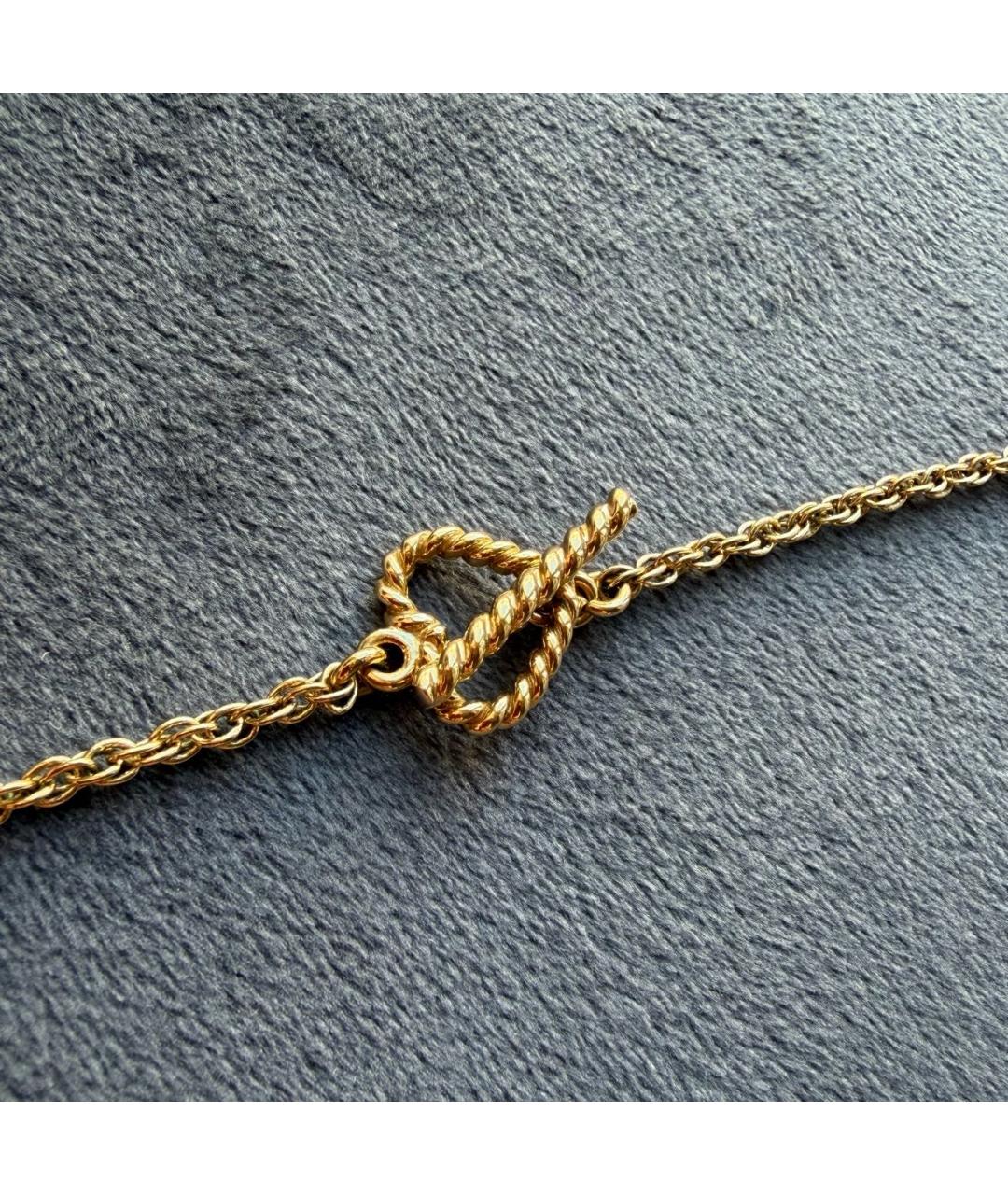 LOUIS VUITTON Золотое металлическое колье, фото 5