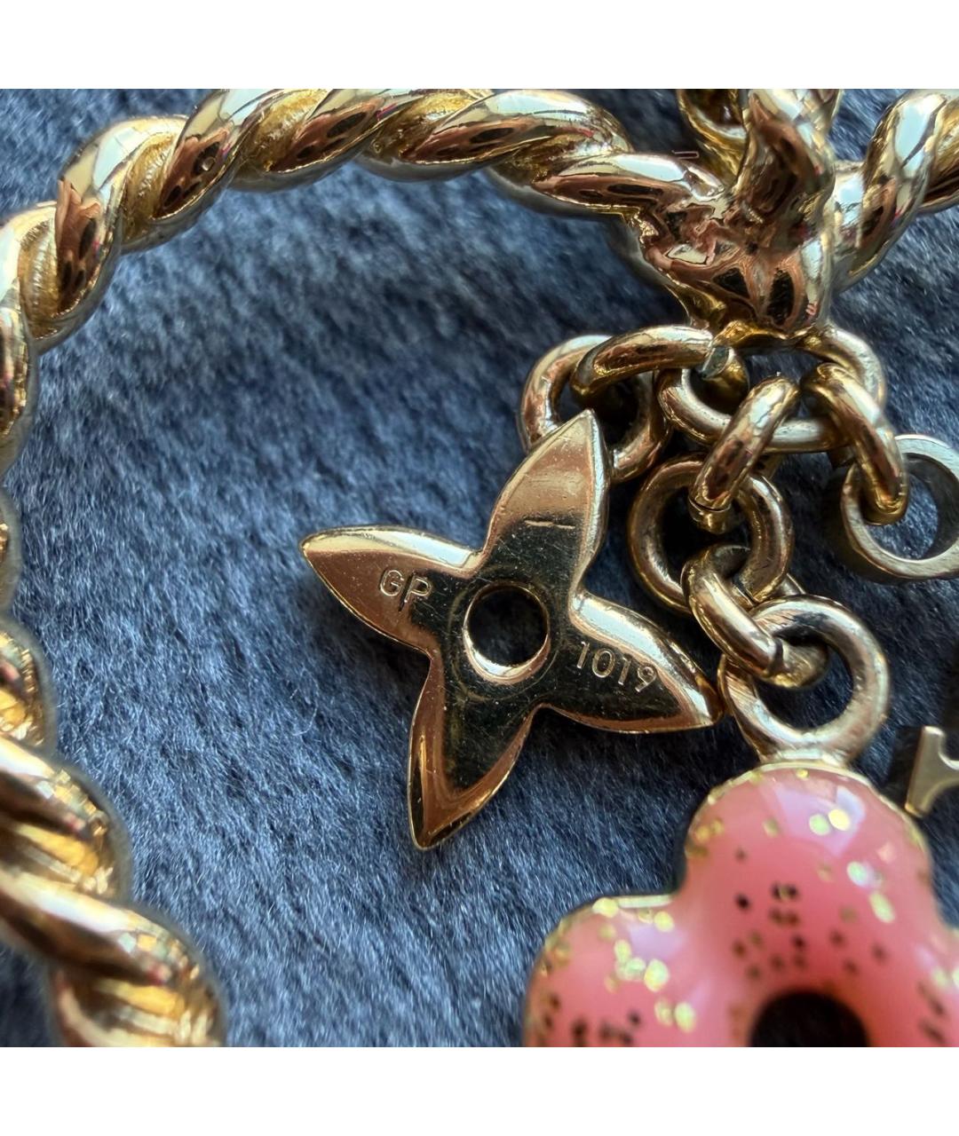 LOUIS VUITTON Золотое металлическое колье, фото 4