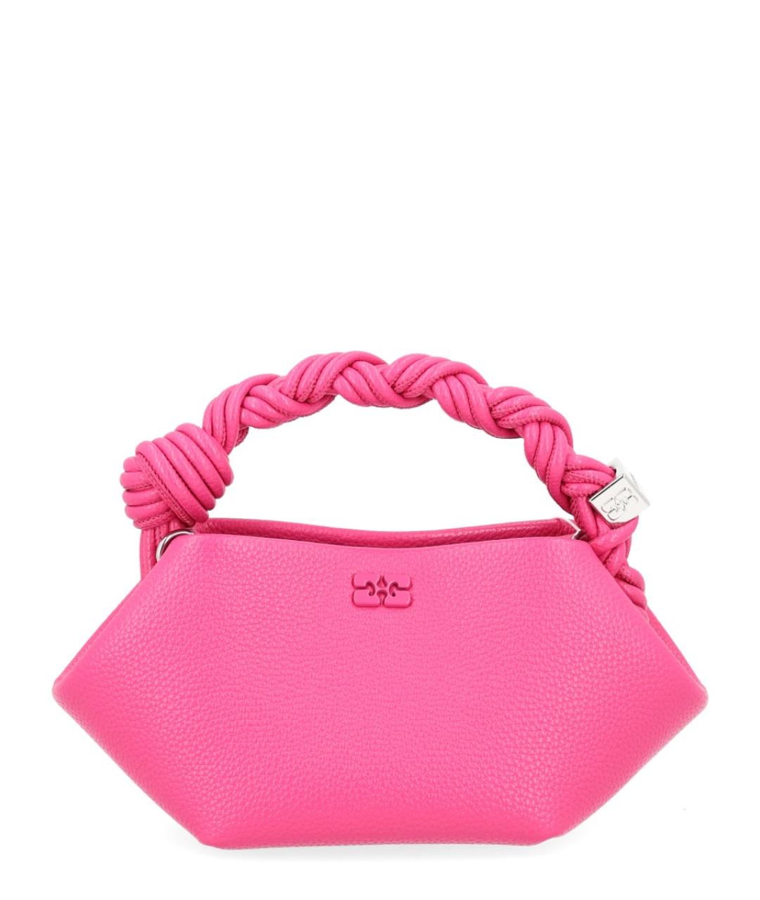 GANNI Фуксия синтетическая сумка с короткими ручками, фото 1