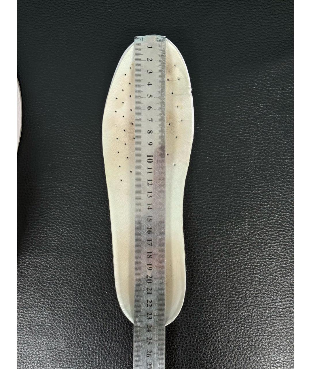 PREMIATA Серебряные кожаные кроссовки, фото 7