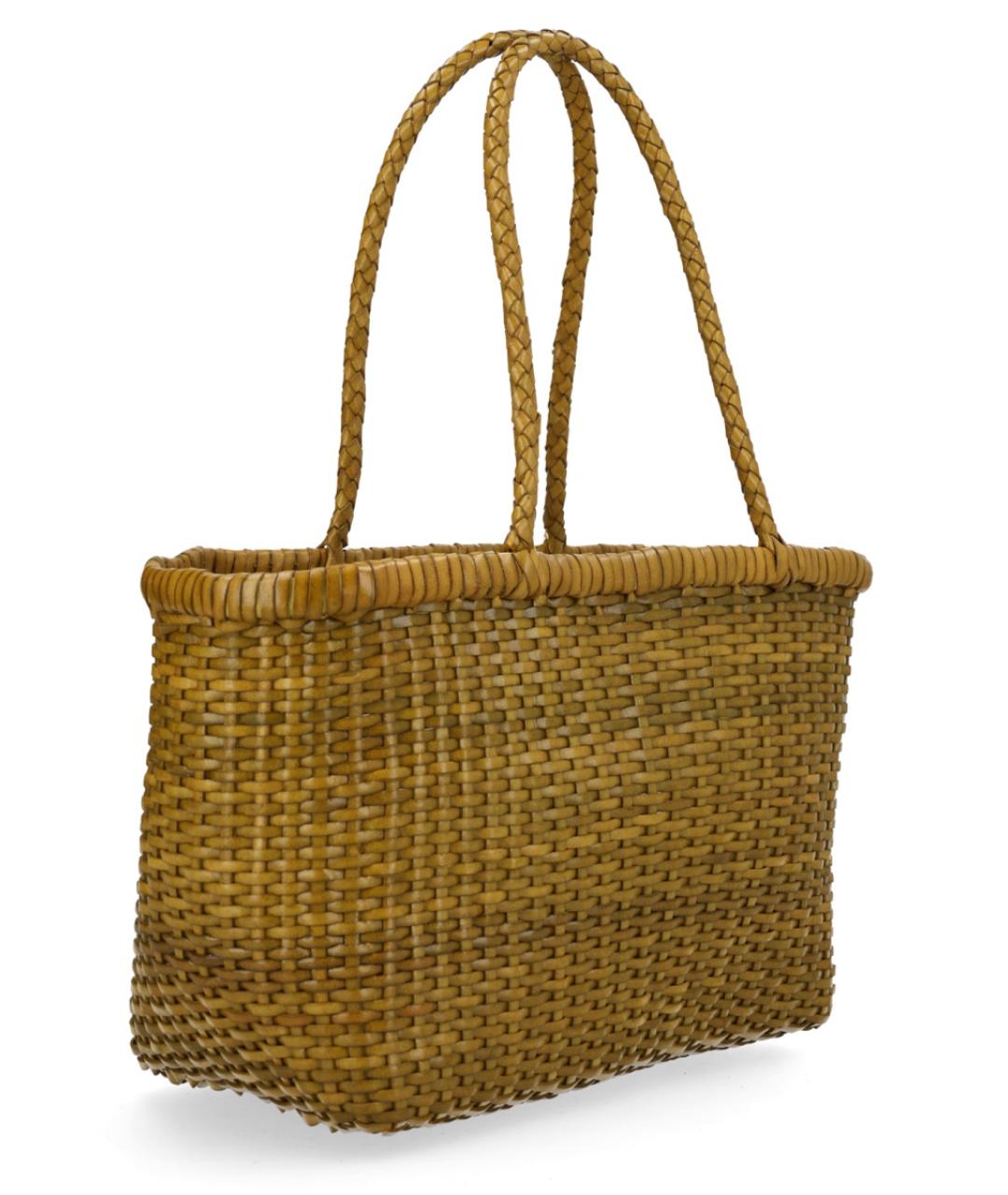 Dragon Diffusion Зеленая кожаная сумка тоут, фото 2