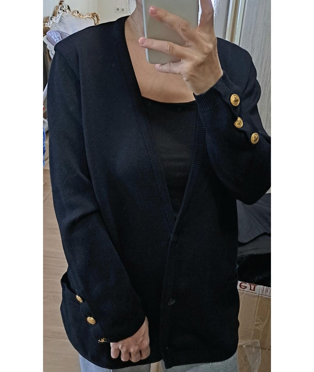 ESCADA Темно-синий шерстяной кардиган, фото 6