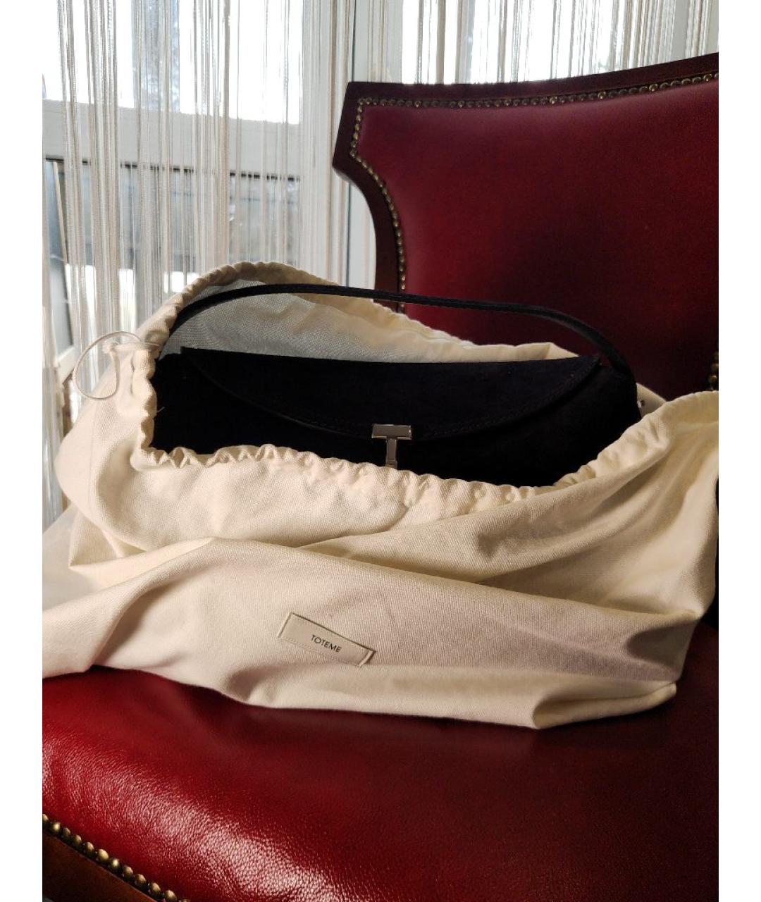 TOTEME Коричневая замшевая сумка через плечо, фото 2