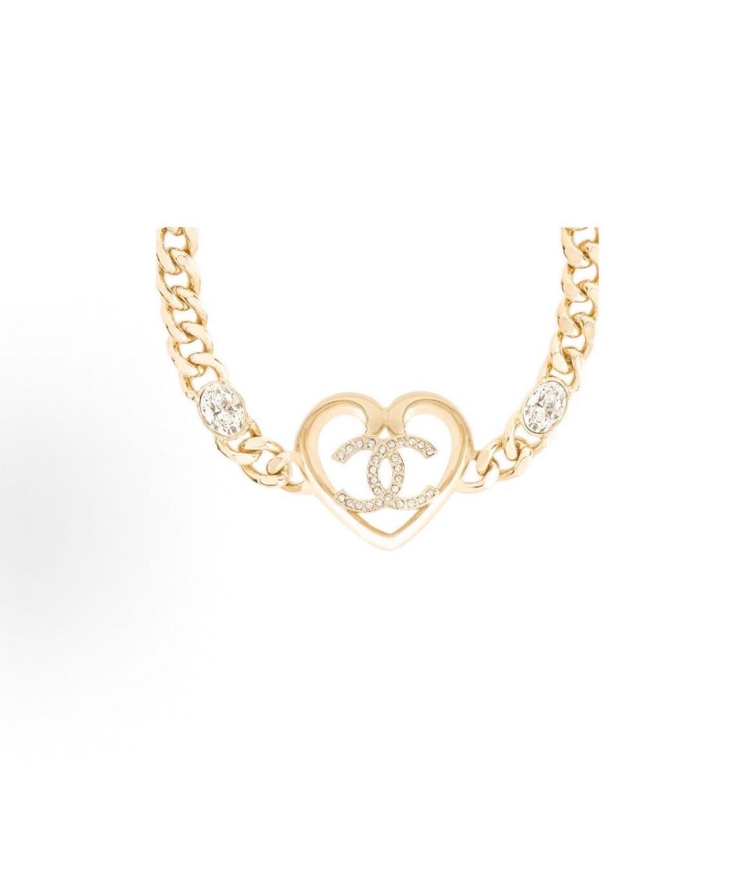 CHANEL Золотой металлический браслет, фото 4