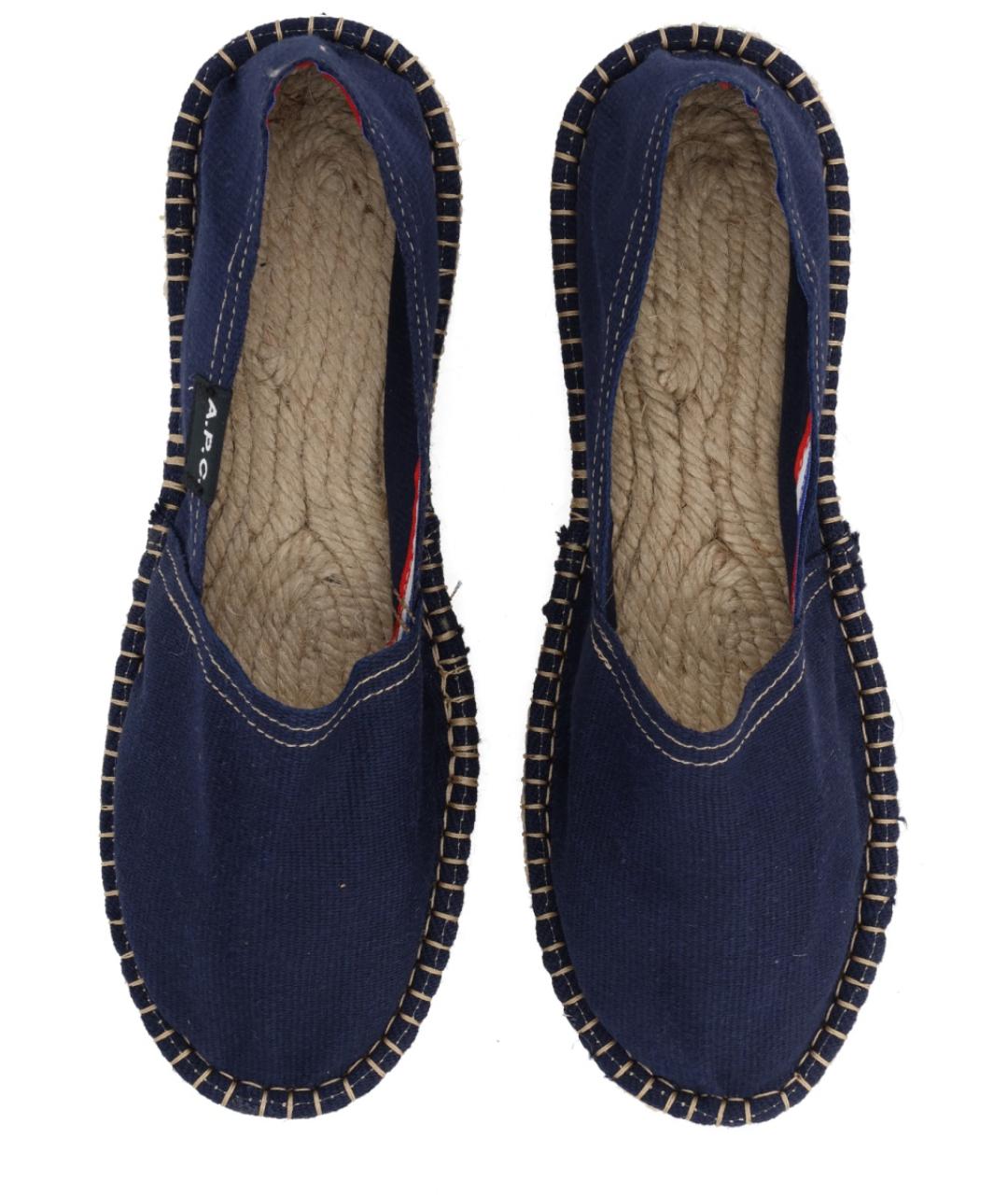 A.P.C. Синие балетки, фото 5